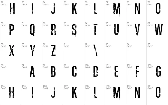 vtks ink font