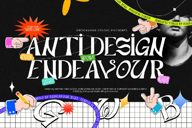 Anti Design Endeavour font