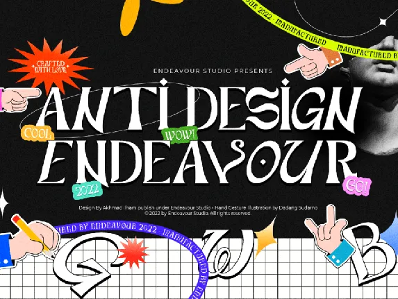 Anti Design Endeavour font