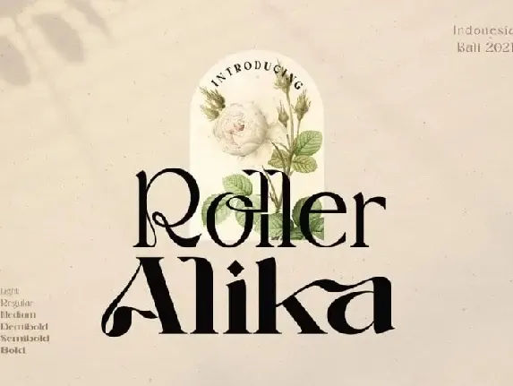 Roller Alika Serif Family font