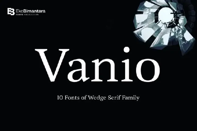 Vanio Trial Serif Family font