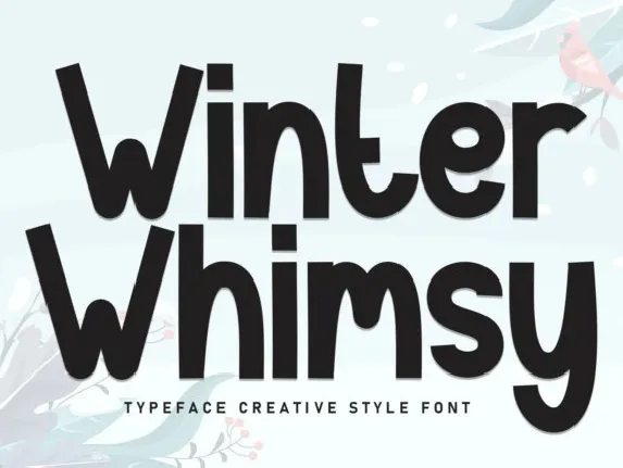 Winter Whimsy Display font