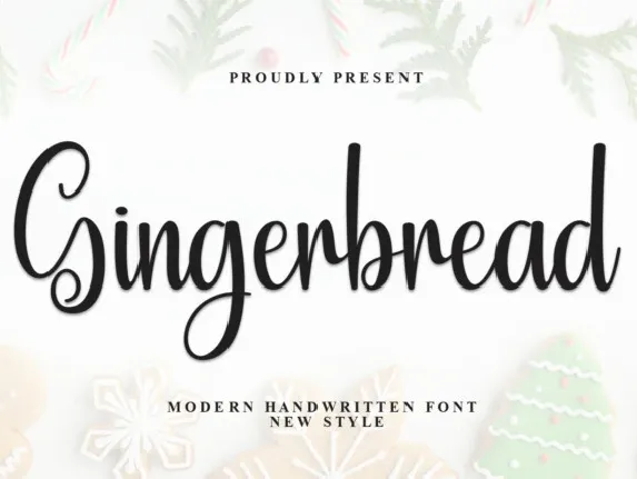 Gingerbread Script font