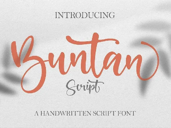 Buntan font