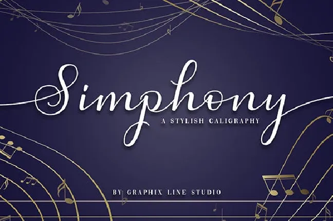 Simphony Calligraphy font