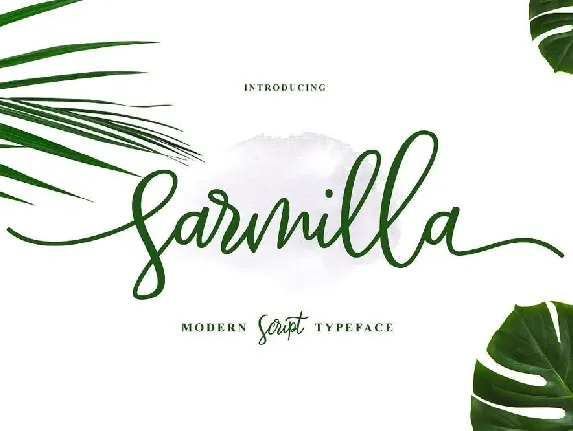 Sarmilla Script Free font