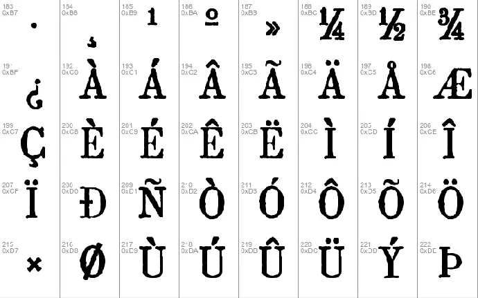 zai Drukarnia Akademii Krakowskiej 1674 font