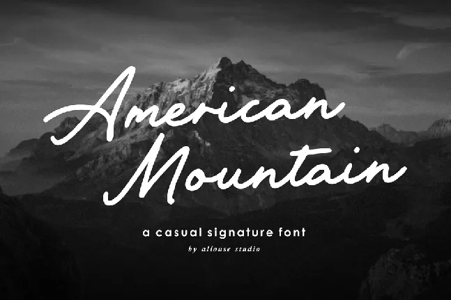 American Mountain font