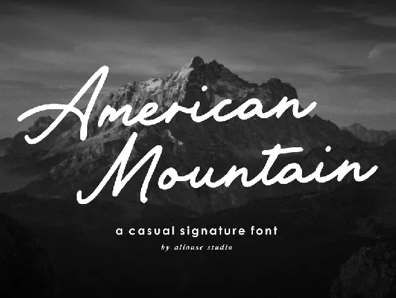 American Mountain font