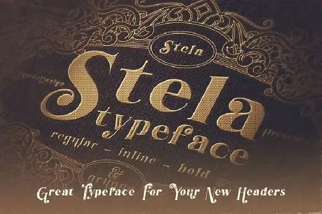 Stela font