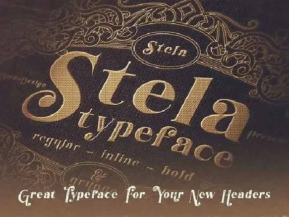 Stela font