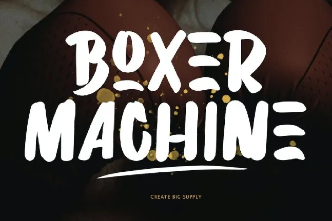 Boxer Machine font