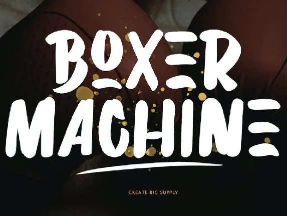 Boxer Machine font