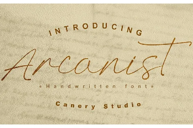 Arcanist font