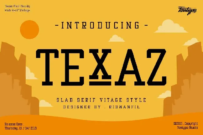 Texaz font