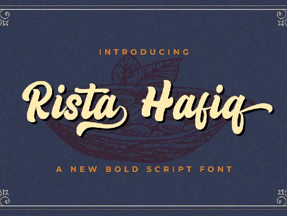 Rista Hafiq font