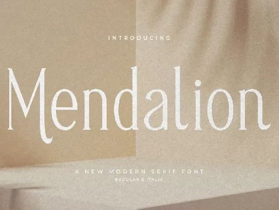 Mendalion font