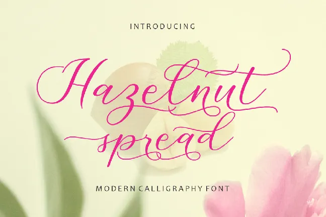 Hazelnut Spread font