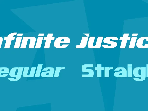 Infinite Justice font