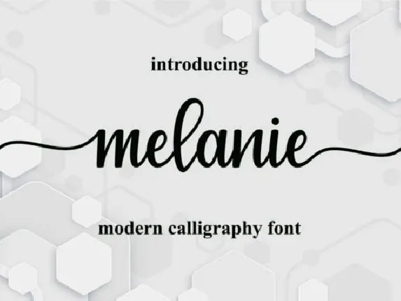 Melanie font