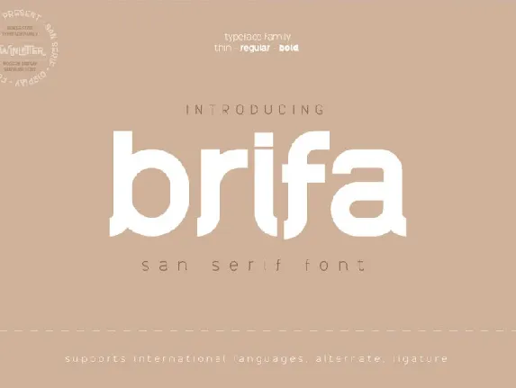 Brifa font