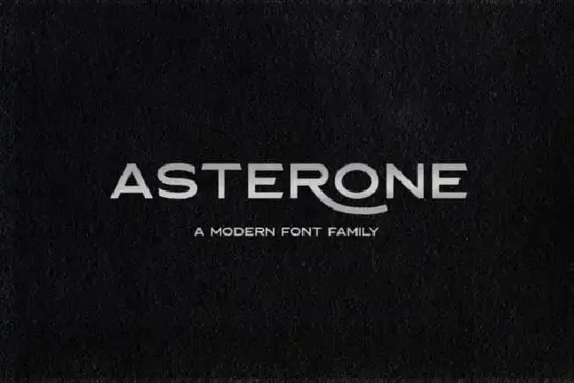 Asterone Sans Serif font