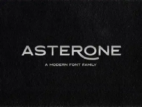 Asterone Sans Serif font