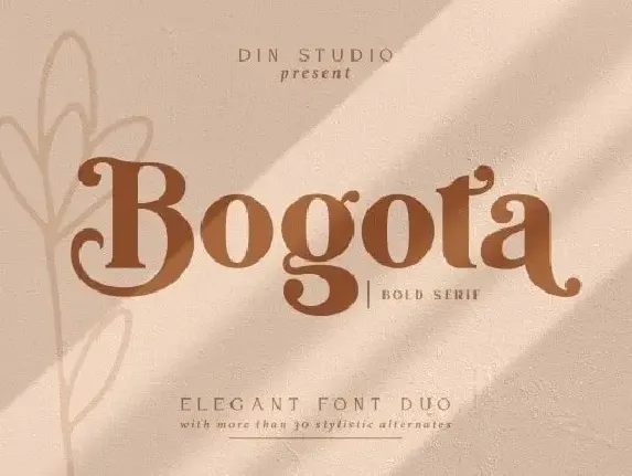 Bogota Serif font