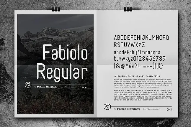 Fabiolo font