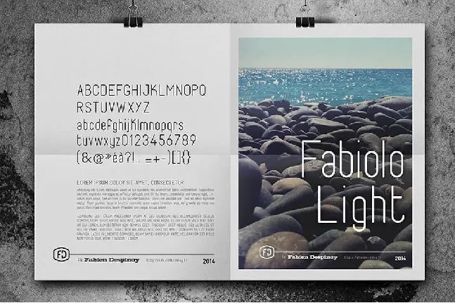 Fabiolo font