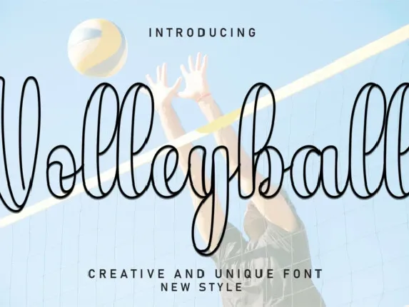 Volley Ball font