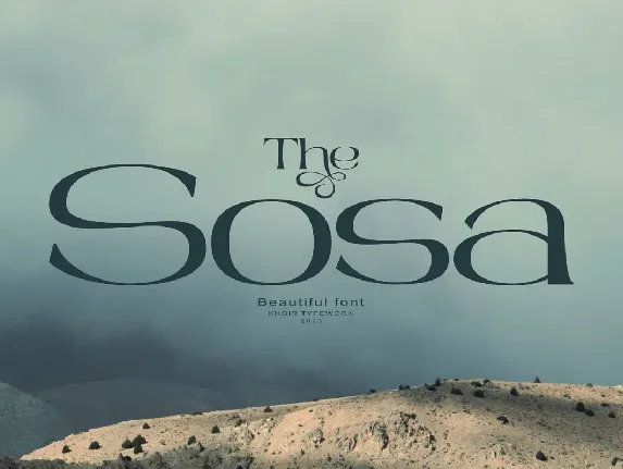 Sosa font