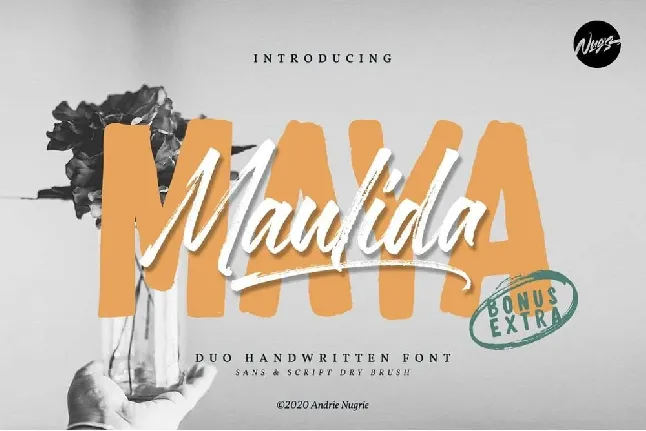 Maulida Maya font