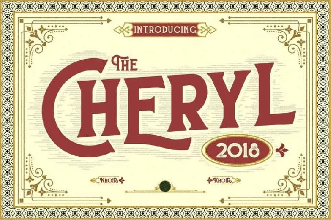 Cheryl Typeface Free font