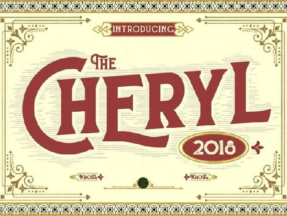 Cheryl Typeface Free font