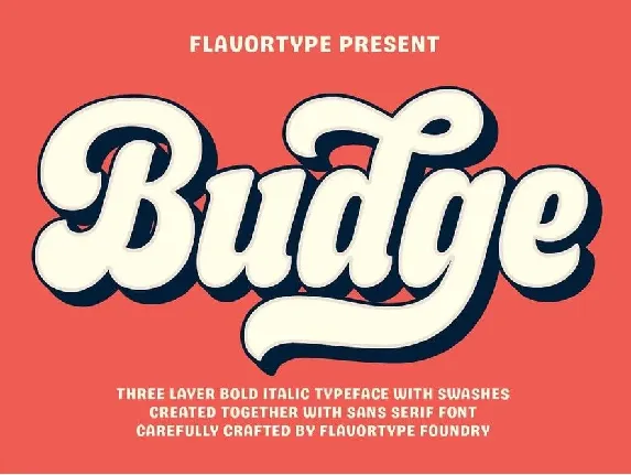 Budge font