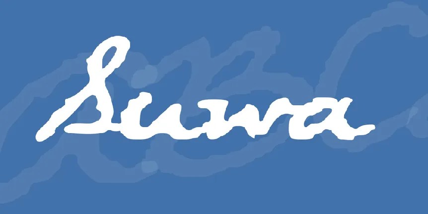 Suwa font