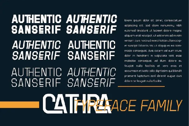 Cathra font