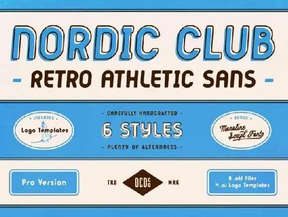 Nordic Club Sans Serif font