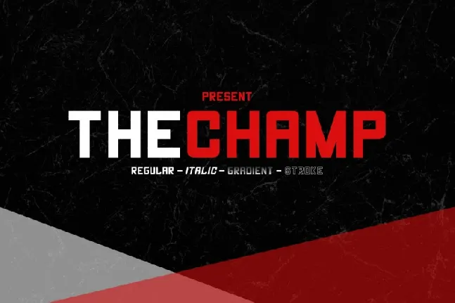 The Champ font