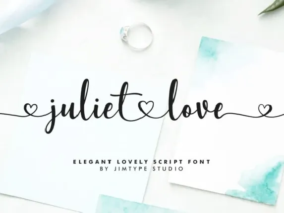 Juliet Love font