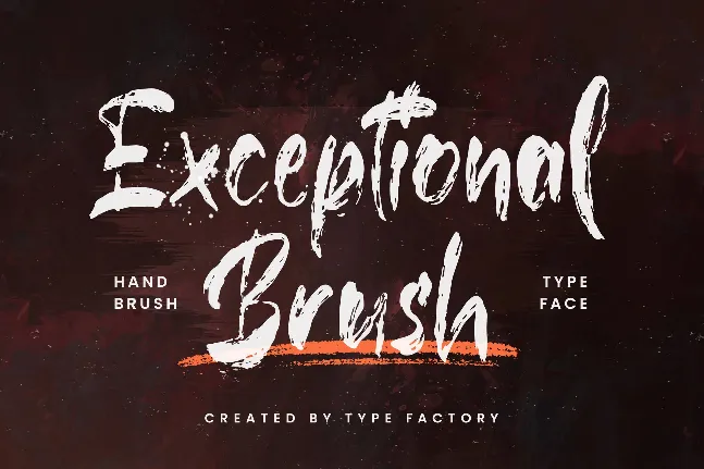 Exceptional font