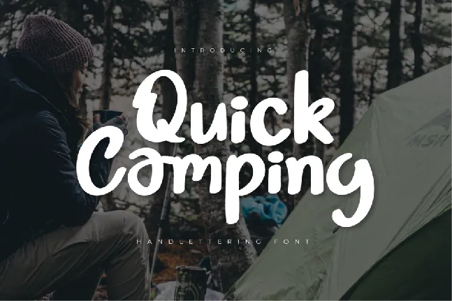 Quick Camping font