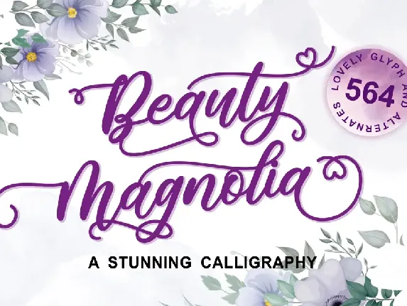 Beauty Magnolia font