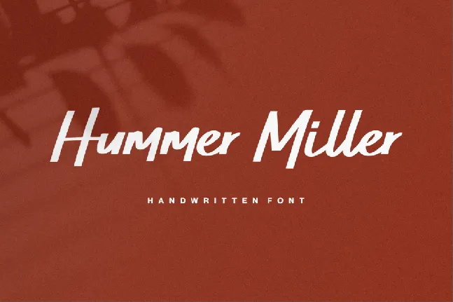 Hummer Miller Demo font