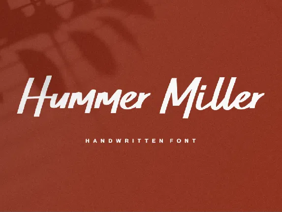 Hummer Miller Demo font