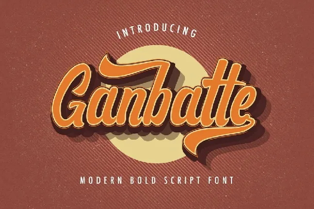 Ganbatte font