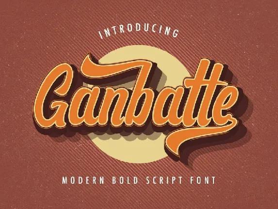 Ganbatte font