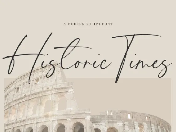 Historic Times font