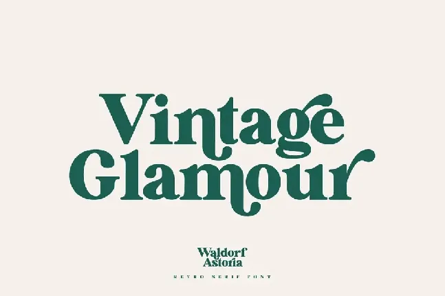 Waldorf Astoria font